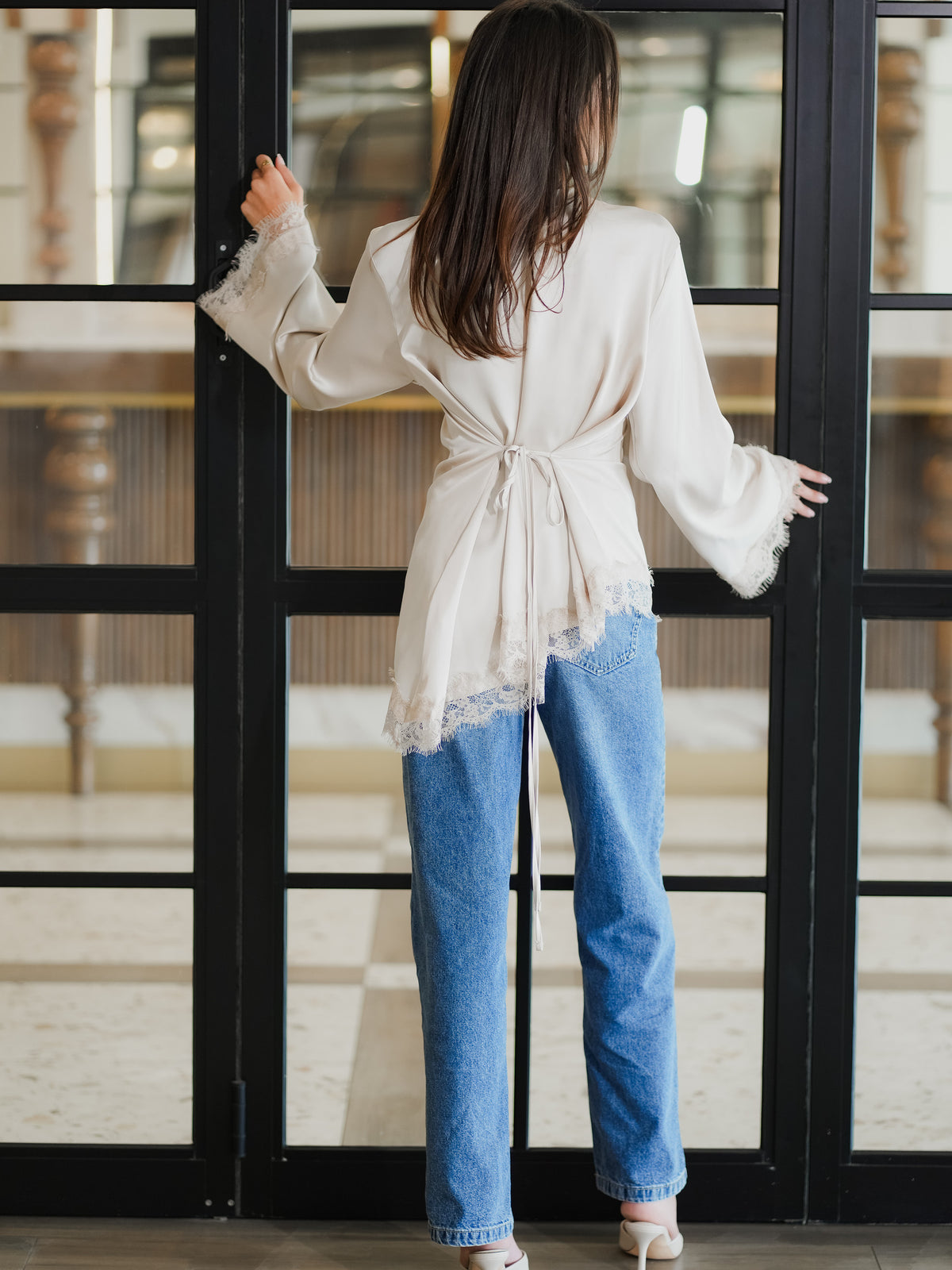 Ceren Tunic in Ivory