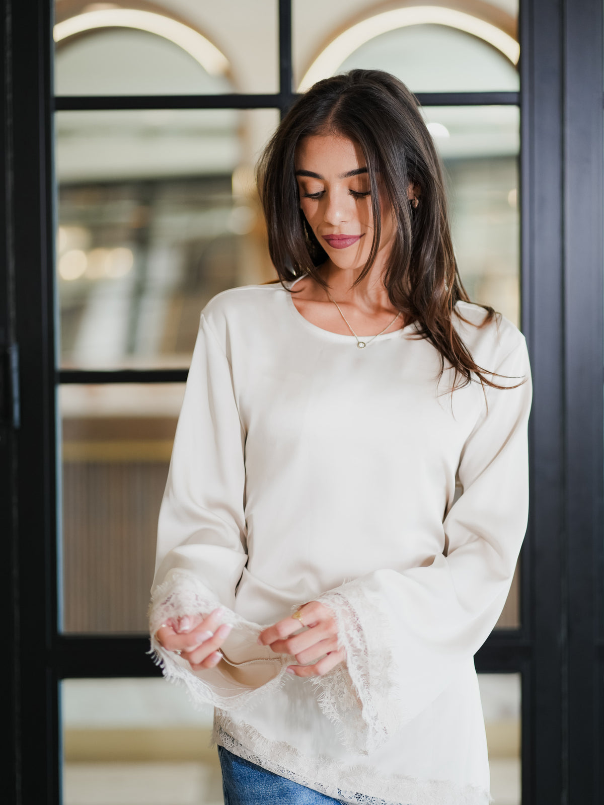 Ceren Tunic in Ivory