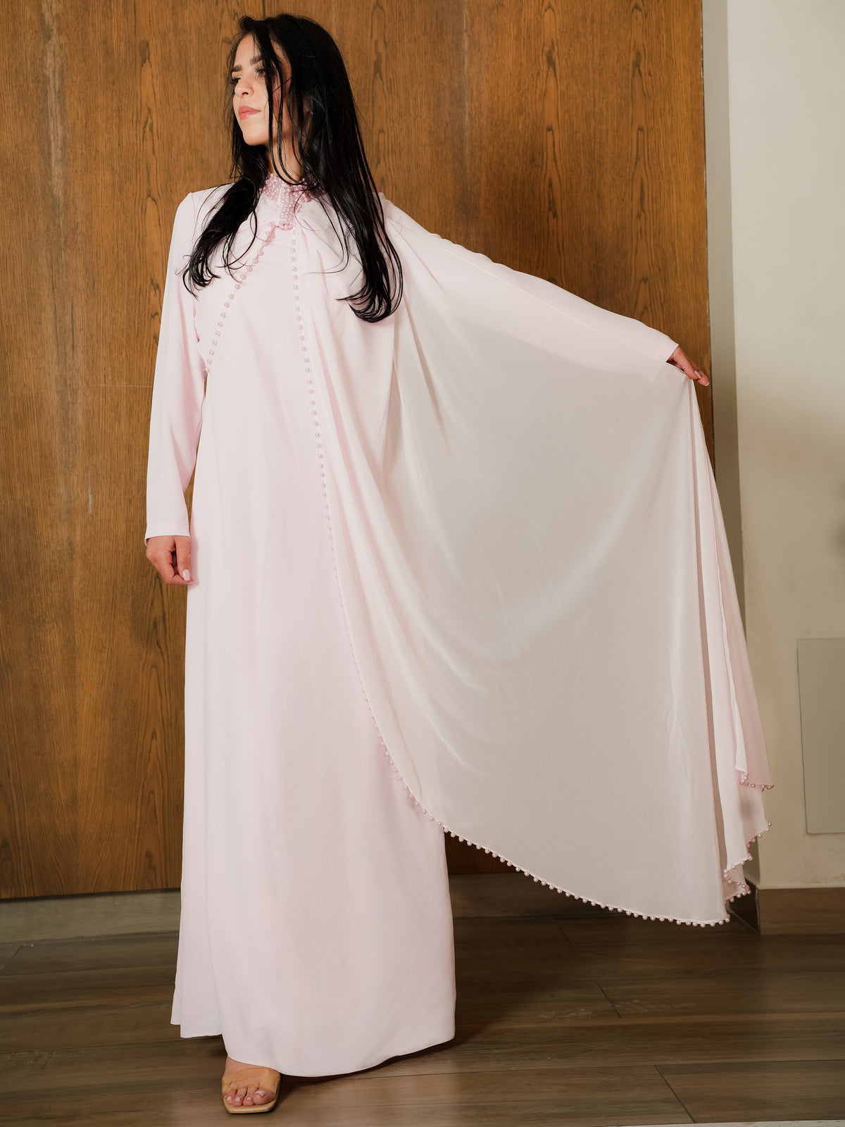 Gül Dress in Blush Pink