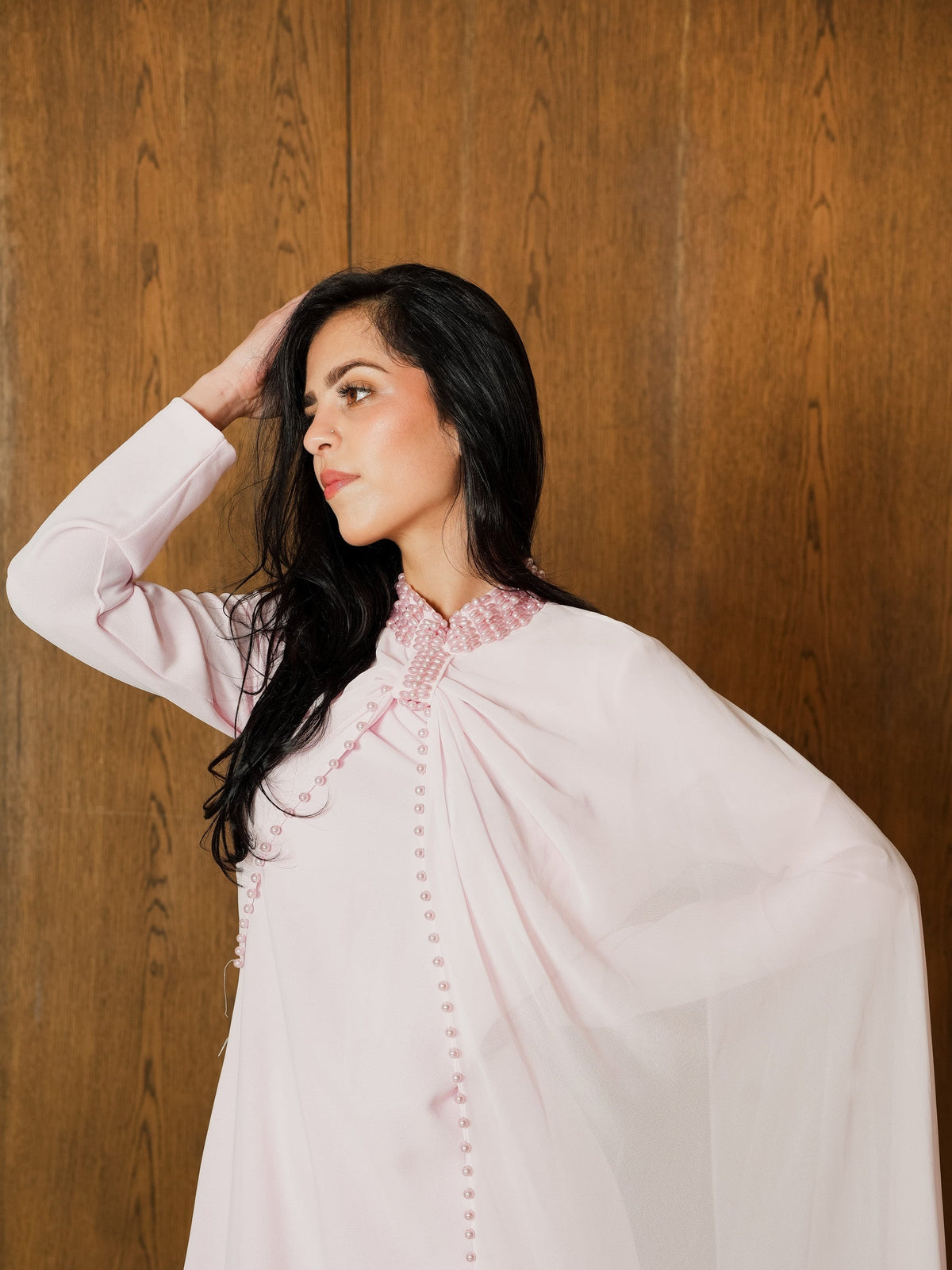Gül Dress in Blush Pink
