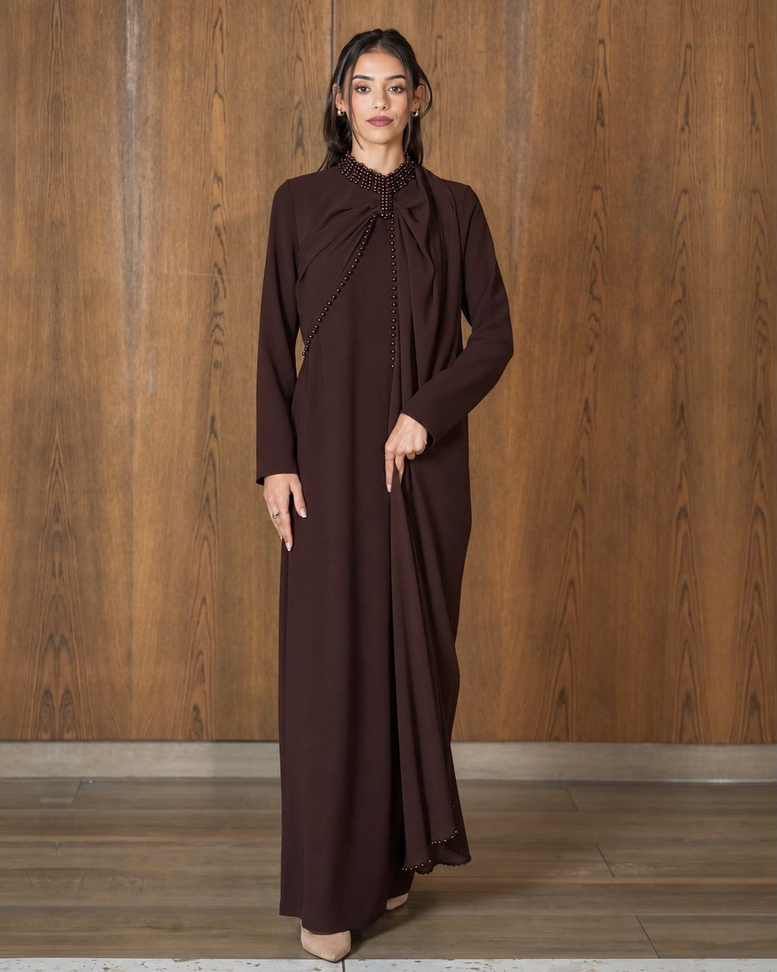 Gül Dress in Mocha