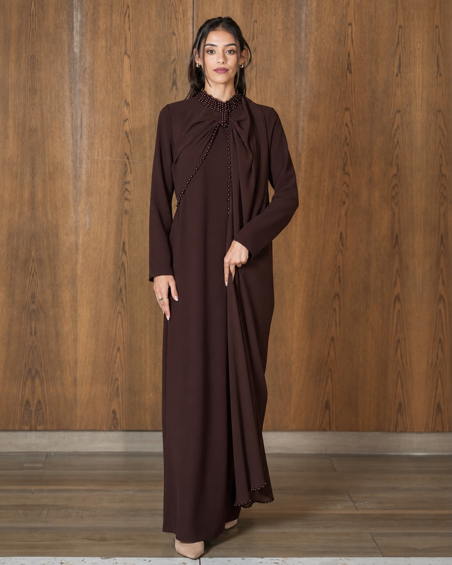 Gül Dress in Mocha