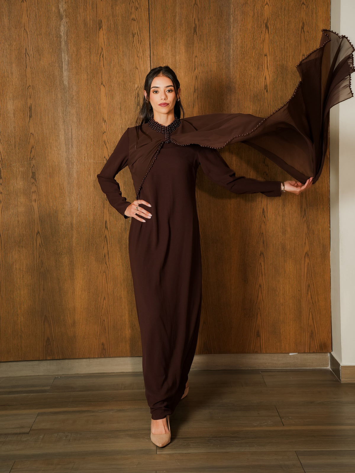 Gül Dress in Mocha