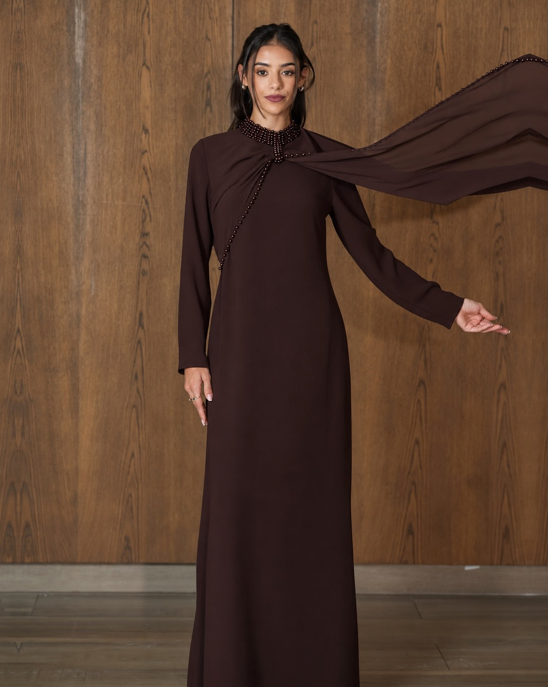 Gül Dress in Mocha