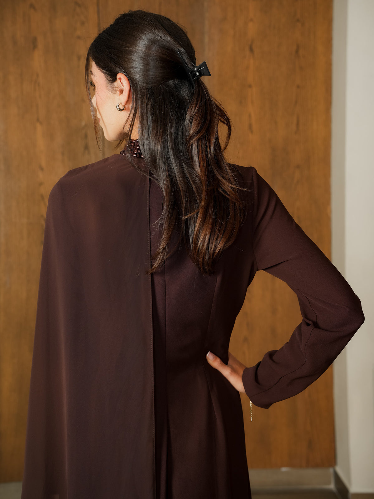 Gül Dress in Mocha