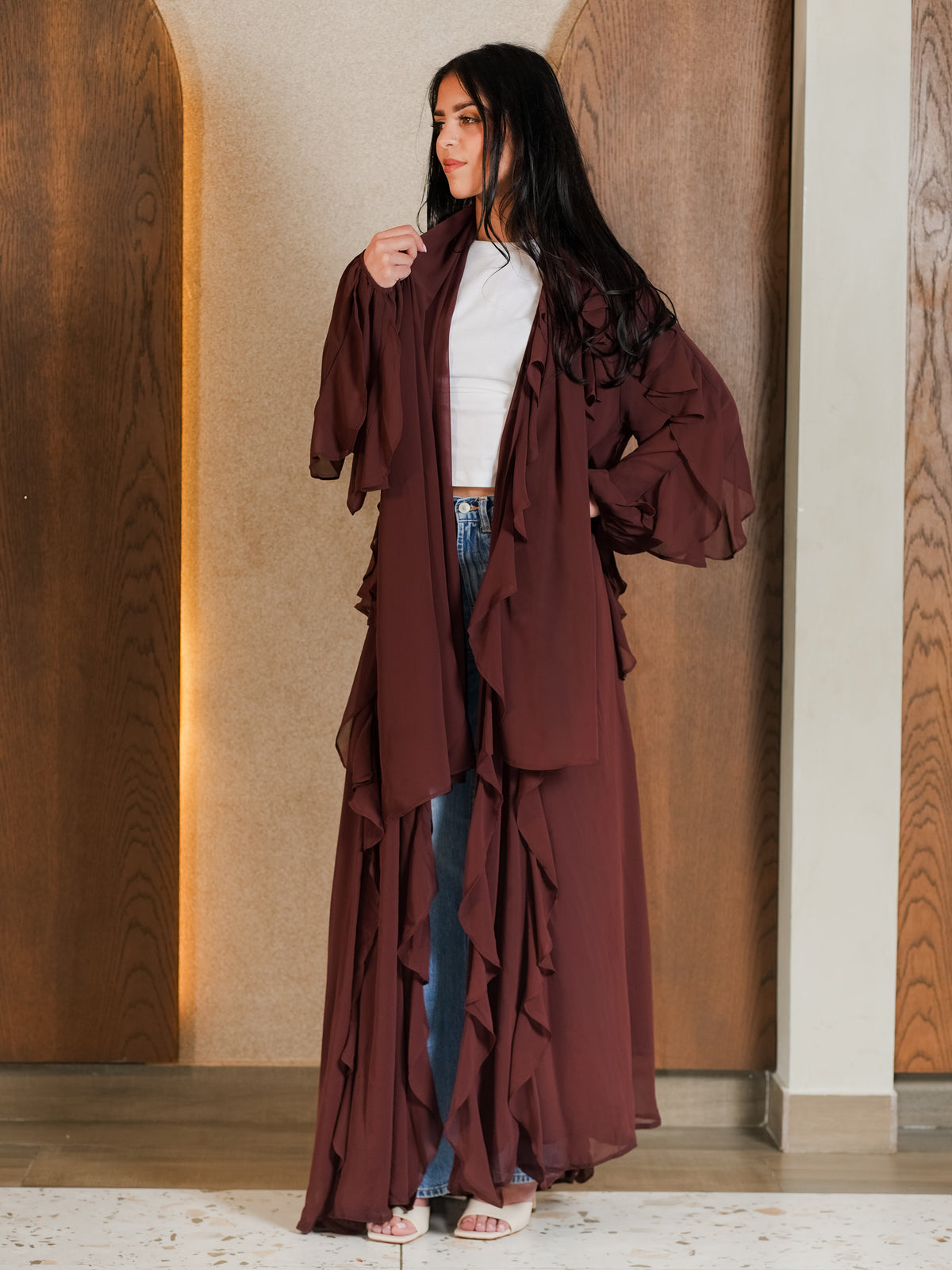 Leyla Abaya in Mocha