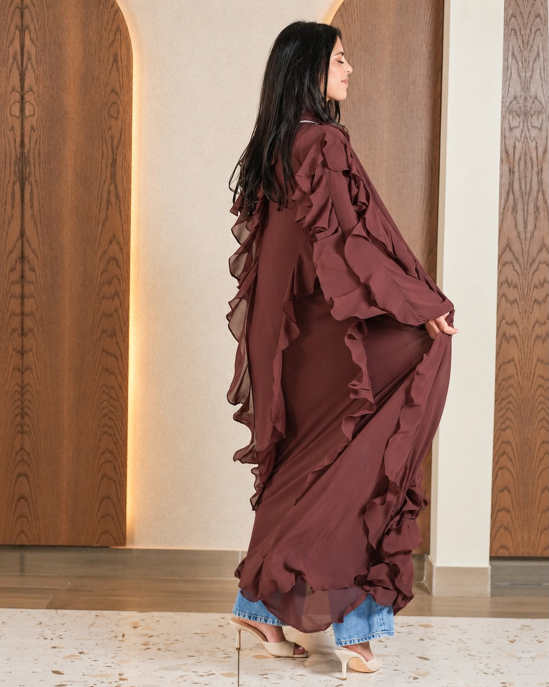 Leyla Abaya in Mocha