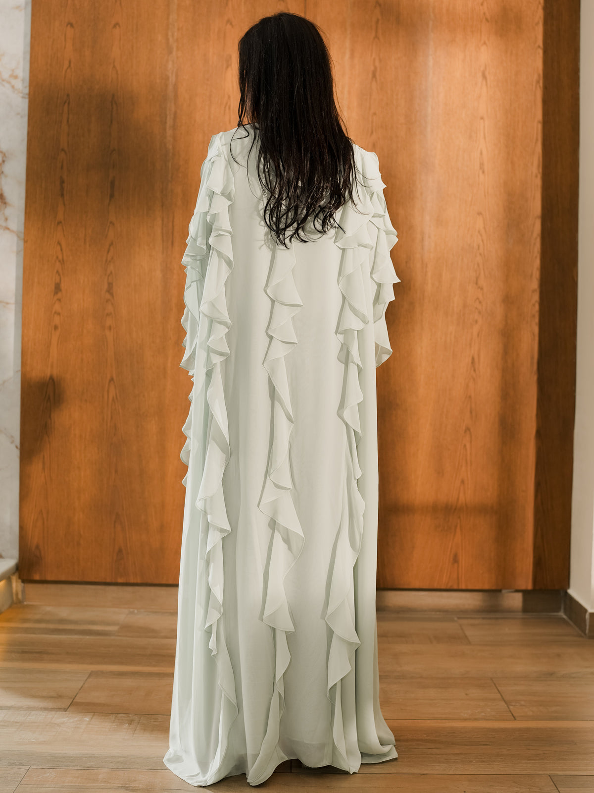 Leyla Abaya in Pearl Mint