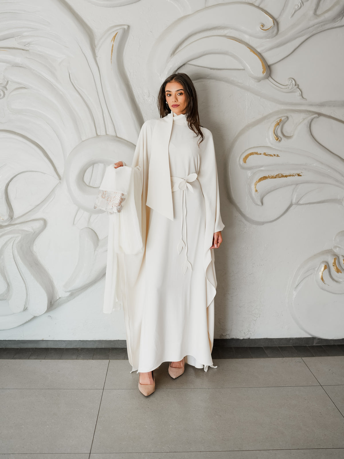 Narin Kaftan in Ivory