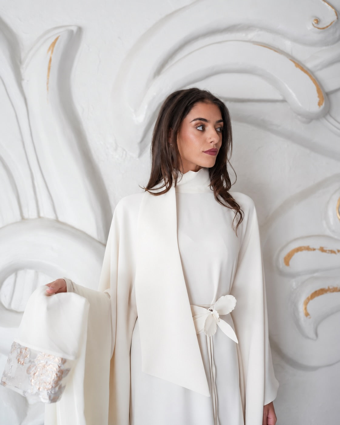 Narin Kaftan in Ivory